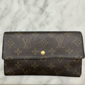 louis vuitton trifold monogram wallet